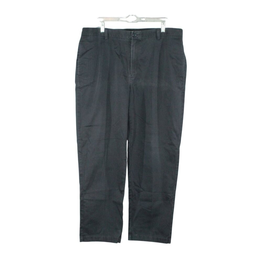LL Bean Men's Wrinkle Free Double L Chinos Classic Fit Shale Gray Size 38x34